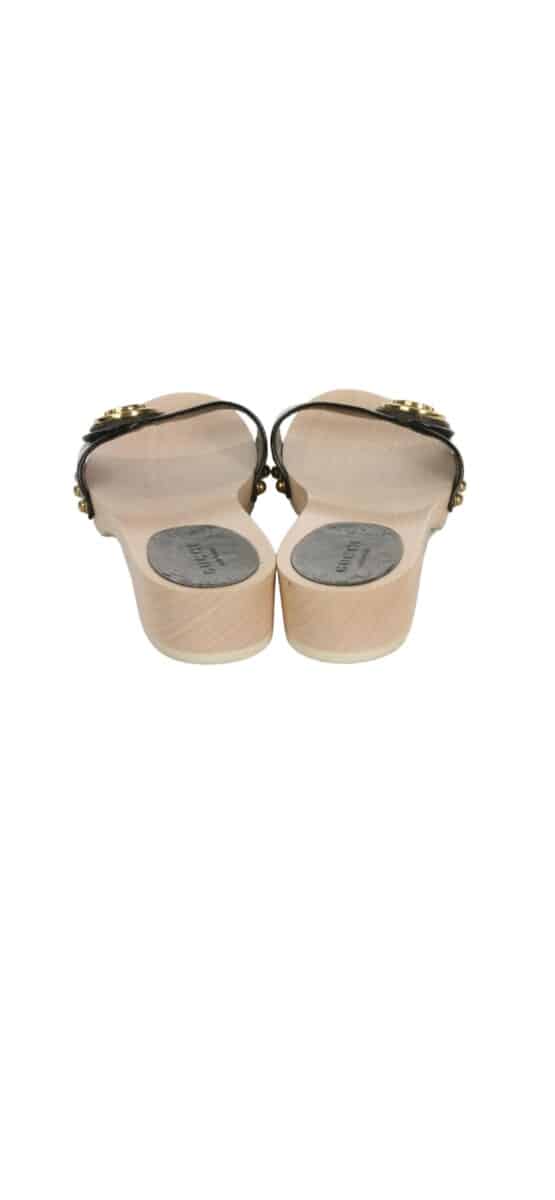 Gucci wooden hot sale sandals