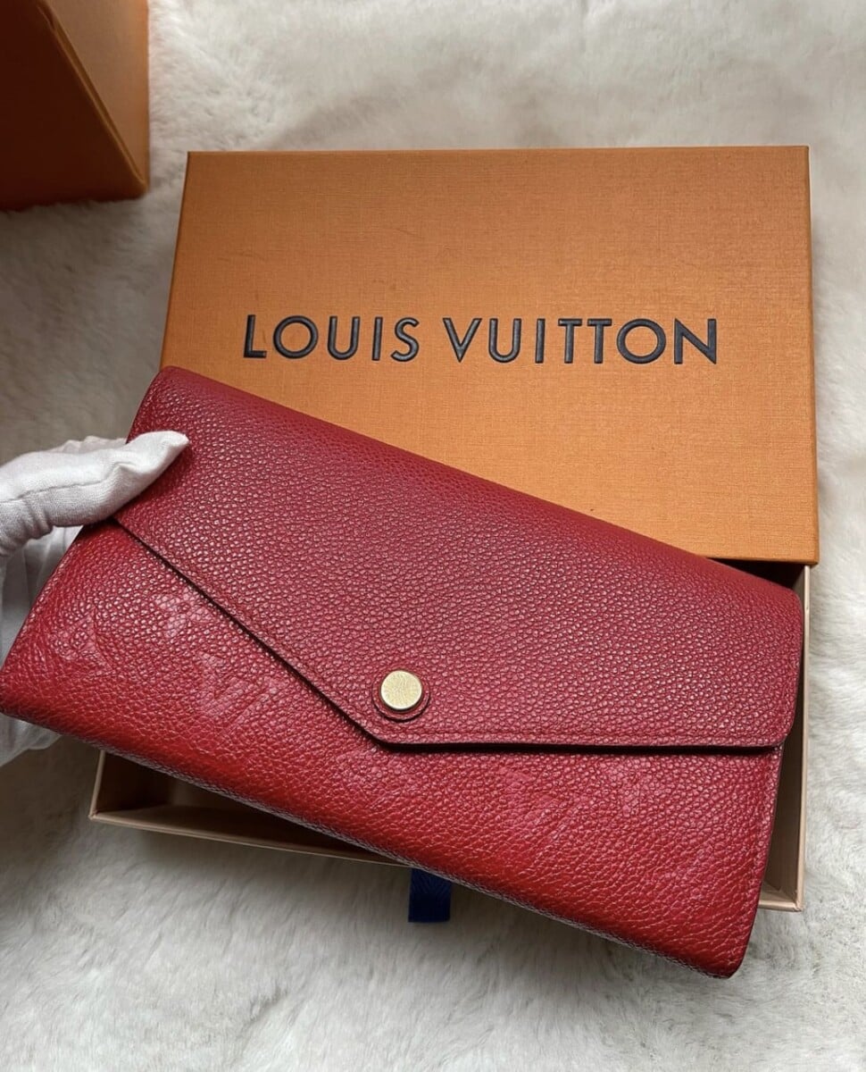 Louis Vuitton Sarah Wallet Black Monogram Empreinte