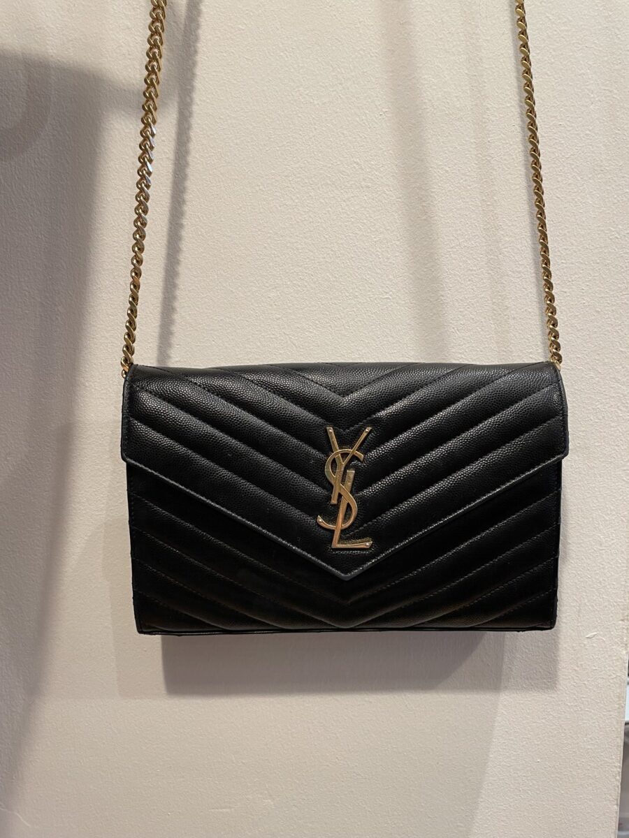 Ysl bag with online gold chain