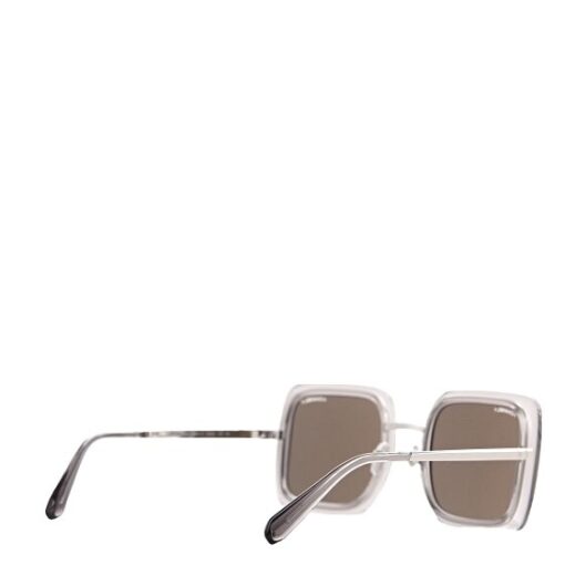 CHANEL Mirror Square Ladies Sunglasses Grey. - Image 3