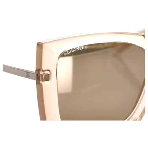 Chanel Square Ladies Sunglasses Light Pink Mirror/Pink - Image 2