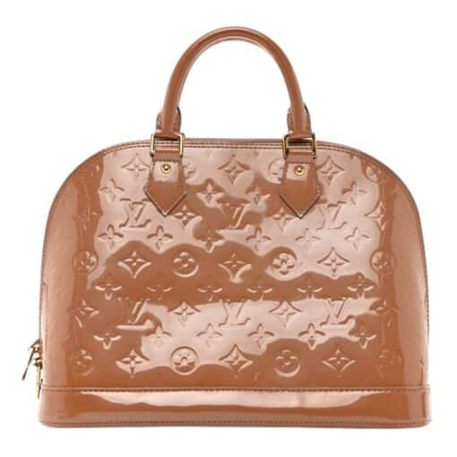 Louis Vuitton Vernis Alma PM Rose Velours Bag. - Image 12