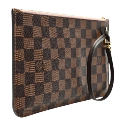 Louis Vuitton Damier Ebene Clutch/Pochette Rose Ballerine.