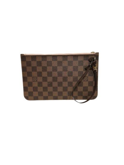 Louis Vuitton Damier Ebene Clutch/Pochette Rose Ballerine. - Image 7