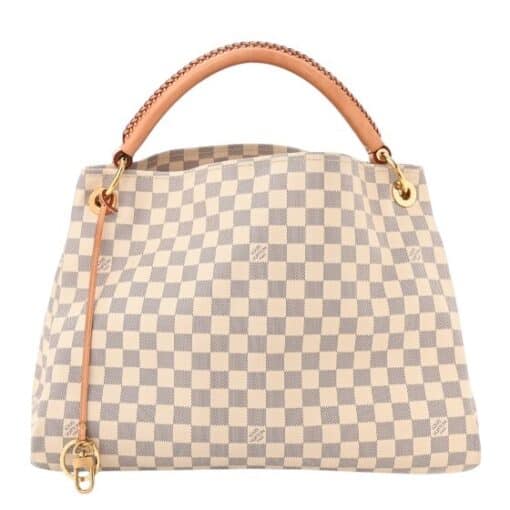 Louis Vuitton Damier Azur Artsy MM Shoulder Bag