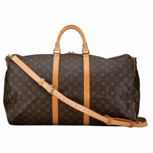 Louis Vuitton vintage Monogram Keepall Bandouliere 55 Travel Bag - Image 13