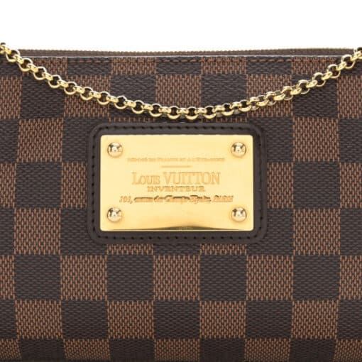 Louis Vuitton Damier Ebene Eva Clutch Shoulder/ Crossbody Bag - Image 4