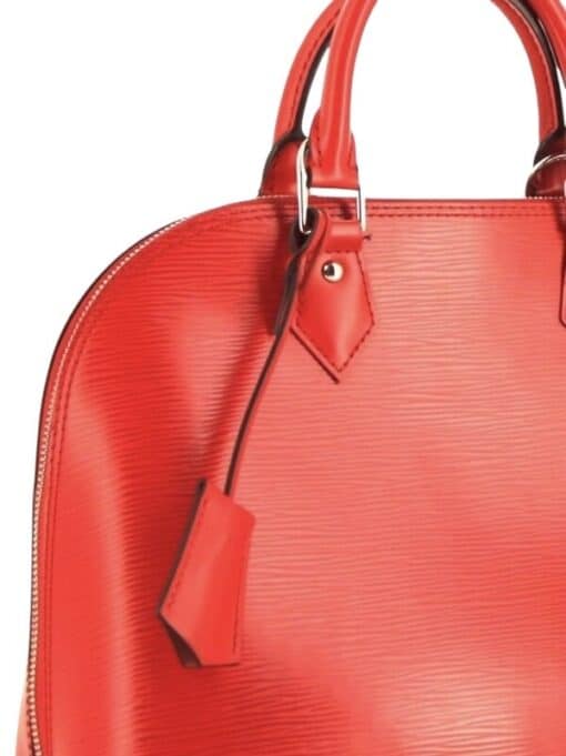 Louis Vuitton Epi leather Alma PM Castillan Red Bag. - Image 13