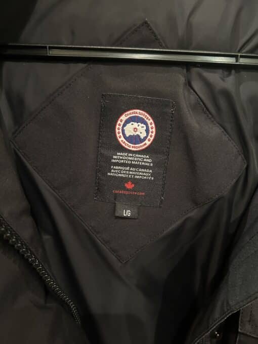 Canada Goose Black Gabriola Down Parka Coat (Size Large) - Image 6