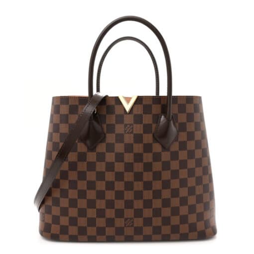 Louis Vuitton Damier Ebene Kensington Shoulder Bag. - Image 4