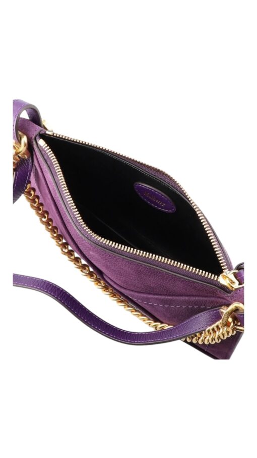 Mulberry M Zipped Amethyst Soft Nubuck and Silky Calf Leather - Image 6