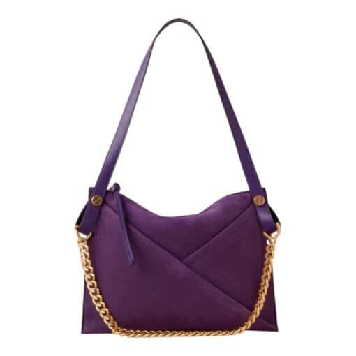 Mulberry M Zipped Amethyst Soft Nubuck and Silky Calf Leather - Image 2