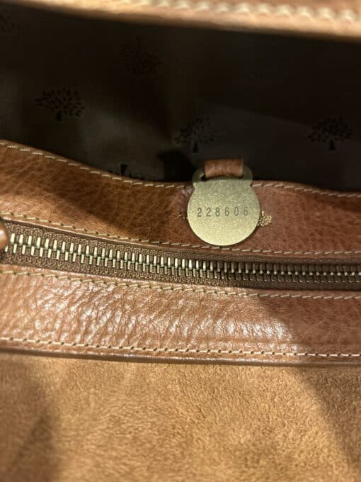 MULBERRY Natural Leather East West Bayswater Oak. - Image 6