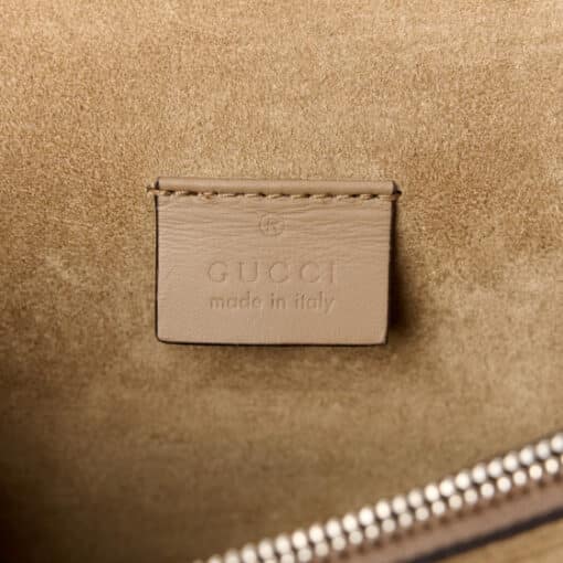 GUCCI GG Supreme Monogram Small Dionysus Shoulder Bag Taupe - Image 6