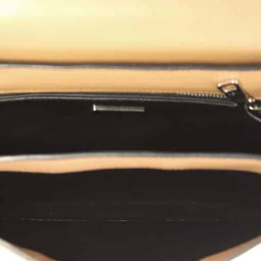 PRADA Glace Calfskin Arcade Crossbody Bag Caramel. - Image 13