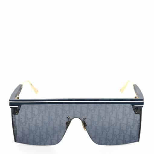 CHRISTIAN DIOR Oblique Diorclub M1U Mask Sunglasses Blue - Image 8