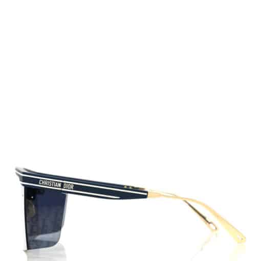 CHRISTIAN DIOR Oblique Diorclub M1U Mask Sunglasses Blue - Image 6