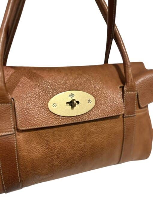 MULBERRY Natural Leather East West Bayswater Oak. - Image 8