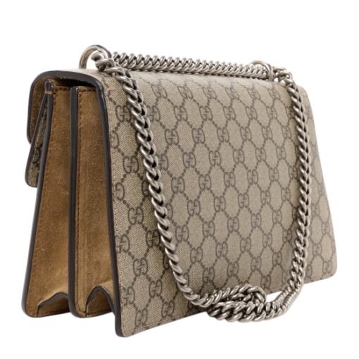 GUCCI GG Supreme Monogram Small Dionysus Shoulder Bag Taupe - Image 3