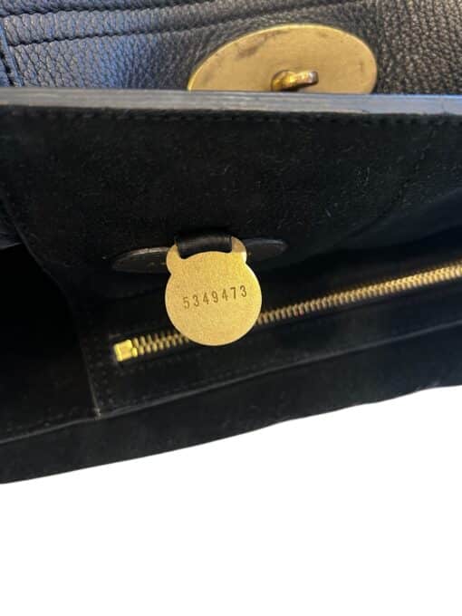 Mulberry Small Bayswater East West Black Leather. - Image 4