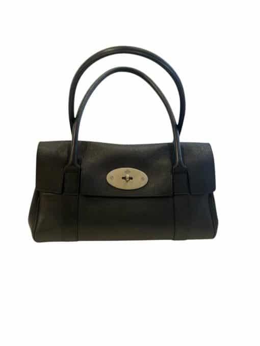 Mulberry Small Bayswater East West Black Leather.