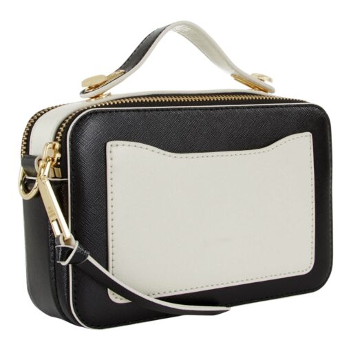 MARC JACOBS Large Snapshot Black Leather Camera Bag - Image 8