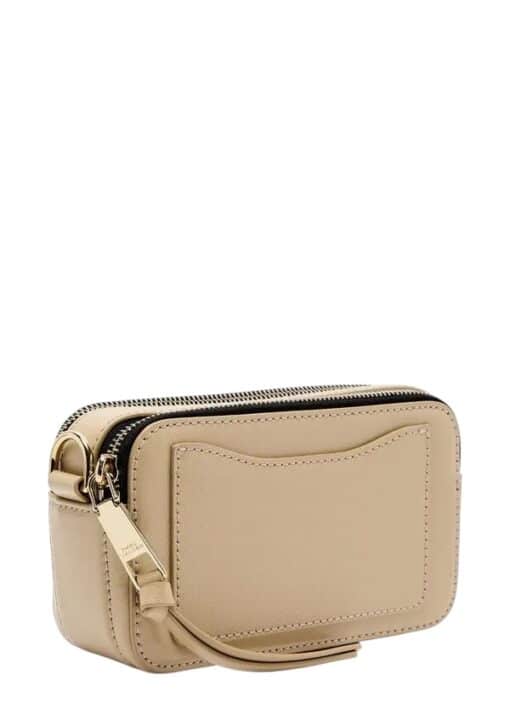 MARC JACOBS Snapshot Leather Cross-Body Bag in Beige. - Image 2