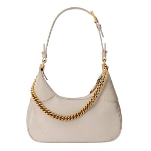 GUCCI Goatskin Small Aphrodite Shoulder Bag Mystic White - Image 4