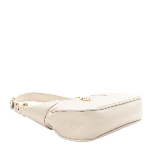 GUCCI Goatskin Small Aphrodite Shoulder Bag Mystic White - Image 13