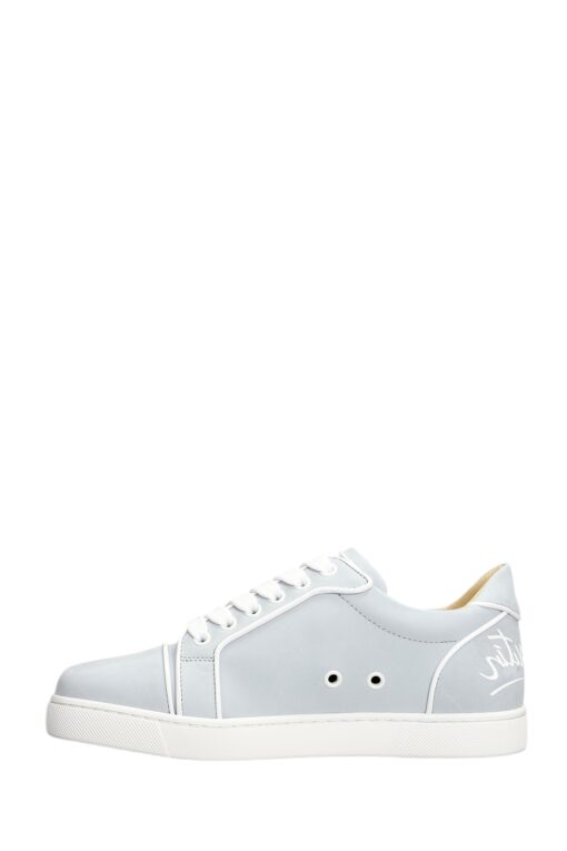 Christian Louboutin Sneakers Fun Vieira Oralto In Pelle Celeste (Size 38) - Image 4