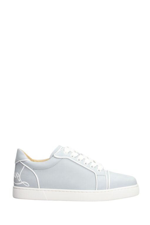 Christian Louboutin Sneakers Fun Vieira Oralto In Pelle Celeste (Size 38) - Image 2