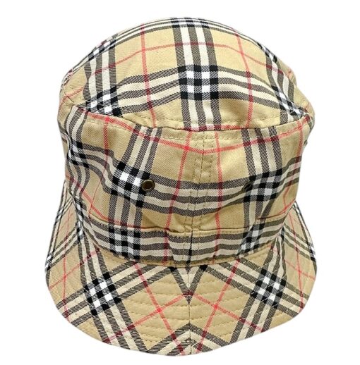 BURBERRY Golf Haymarket Pattern Bucket Hat Unisex Junior Size M/L - Image 6