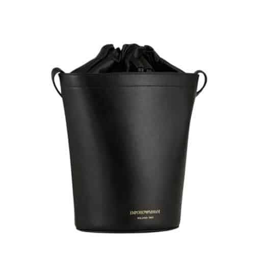 Emporio Armani Leather Bucket Bag. - Image 5