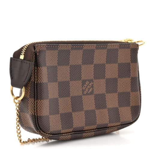 Louis Vuitton Damier Ebene Mini Pochette Accessories. - Image 8